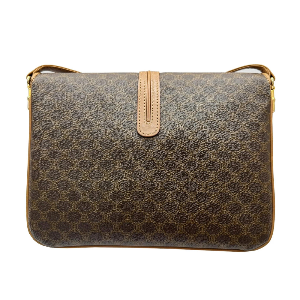 CELINE Macadam Crossbody Shoulder Bag Brown - Picture 1 of 11